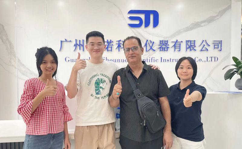 巴基斯坦客商到訪廣州首諾，深化包裝檢測(cè)儀器領(lǐng)域合作